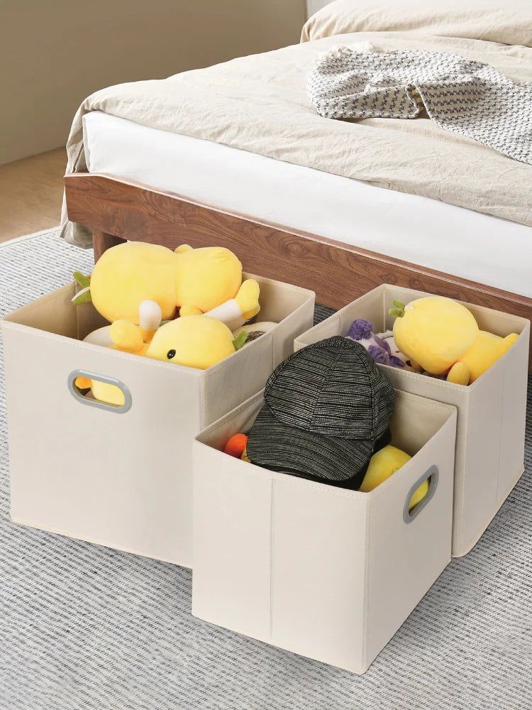Square id Storage Box Home Dormi Staable Storage Bin Bookcase Storage Box Toy Miscellaneous Item Organizer Box