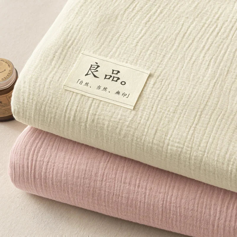 Pure Cotton Double-Layer Solid Bedsheet 1 Pcs High-Quality Cozy Breathable Flat Sheet Super Soft Bed Linen for All Seasons