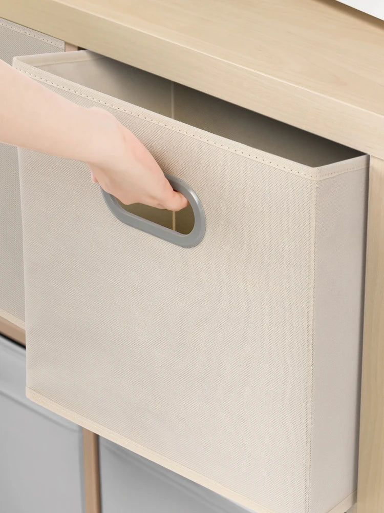 Square id Storage Box Home Dormi Staable Storage Bin Bookcase Storage Box Toy Miscellaneous Item Organizer Box